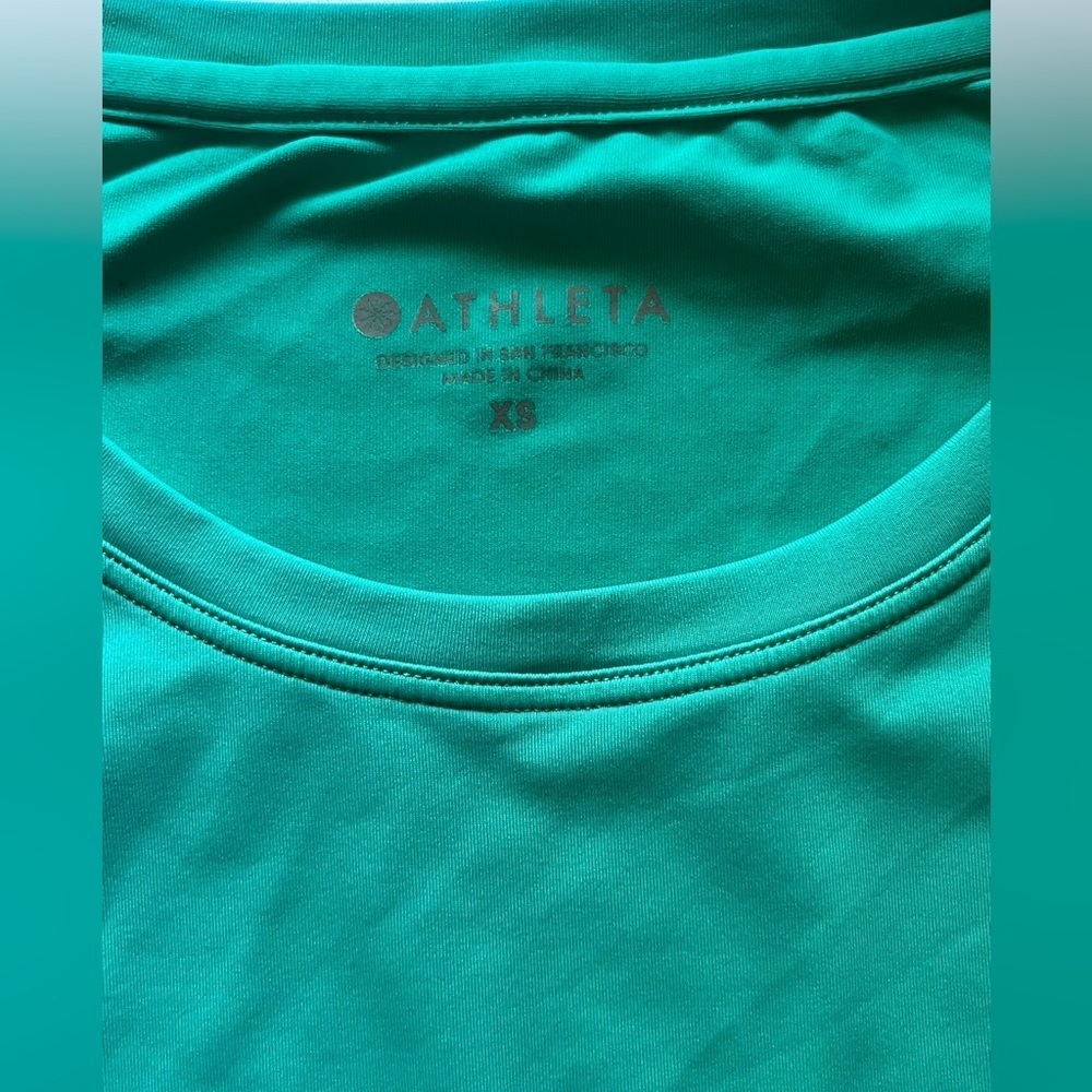 Athleta Turquoise Tank Top - Picture 3 of 8